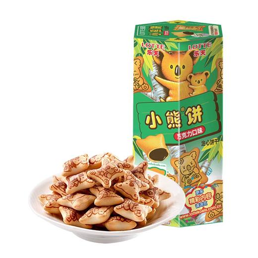 乐天小熊饼干巧克力味37g/盒 商品图0