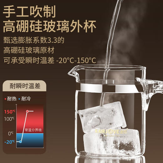 金灶TP-140飘逸杯泡茶壶小容量单人过滤冲茶器泡茶杯沏茶壶家用杯 商品图5