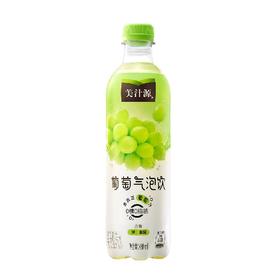 美汁源无糖葡萄气泡汽水480ml/瓶