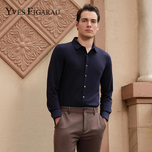 YvesFigarau伊夫·费嘉罗休闲长袖衬衫962327 商品图0
