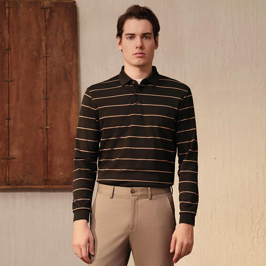 YvesFigarau伊夫·费嘉罗休闲长袖T恤960911 商品图1