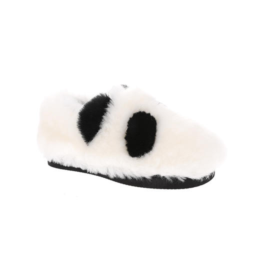 sheme国宝小白系列进口羊毛熊猫元素温暖舒适羊毛童鞋可定制 商品图4