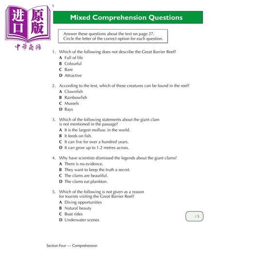 【中商原版】11+ CEM Verbal Reasoning Practice Book & Assessment Tests Ages 8-9 (with Online Edition) 商品图4