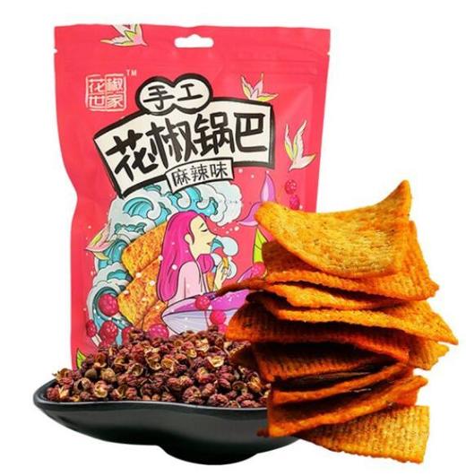 花椒世家手工花椒锅巴麻辣味158g/袋 商品图0