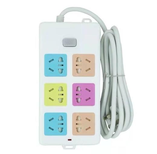 南孚酷博总控六孔位新国标插座NF618 /个 商品图0