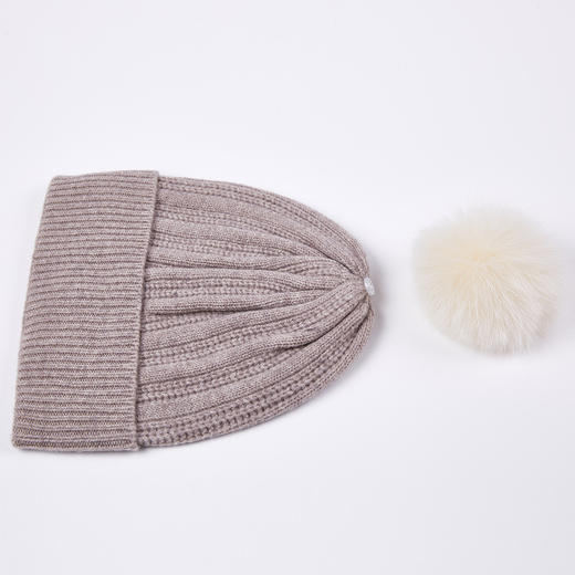 【100羊毛】罗蒙帽子秋冬季女韩版可爱百搭纯色毛线帽情侣针织尖尖帽 商品图5