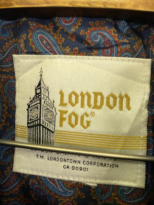 90年代 Vintage LONDON FOG 伦敦雾 100% 羊毛 毛呢 外套_CTJK(S) 商品图2