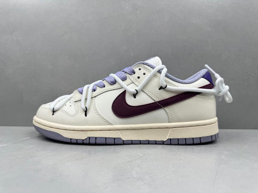 秋冬特惠💰450 Nike Dunk Low 气泡水母树莓白巧简约清爽 小众高级低帮板鞋 树莓紫 商品图0