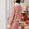 玳莎小香风羊毛针织套装女2023年冬季新款优雅高级氛围感毛衣开衫  DD33316/DD34303 商品缩略图2