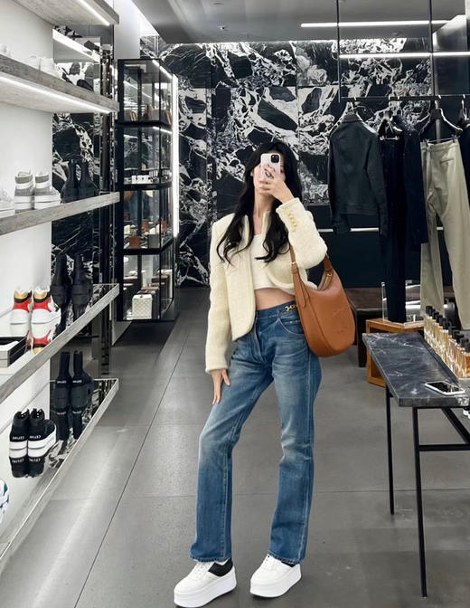 秋冬23新款hobo 〰棕色 商品图3