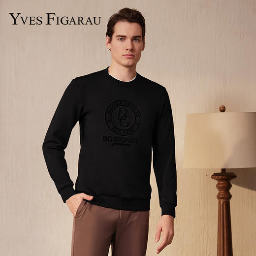 YvesFigarau伊夫·费嘉罗休闲长袖T恤960901 商品图0