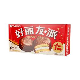 好丽友派巧克力味（盒）204g
