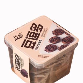 巧能巧克力豆曲奇（可可味）200g/盒