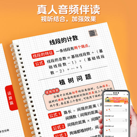 【双十一大促】1-3年级小学数学公式口诀 商品图3