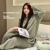 秋冬【云朵绒长袖睡衣】加厚轻柔套装 休闲女可外穿 长款家居服两件套 商品缩略图2