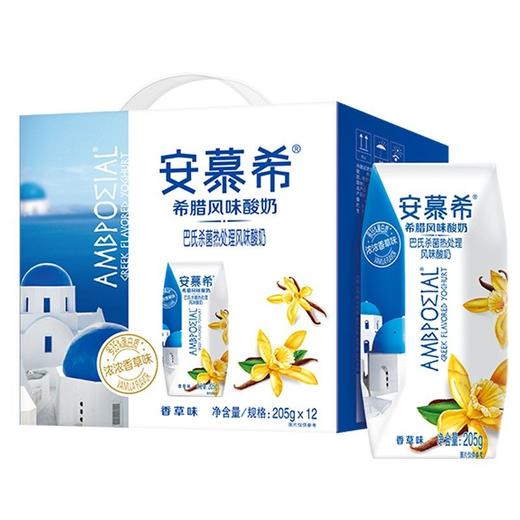 安慕希希腊酸奶香草味205g*12/提 商品图0