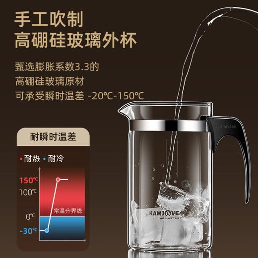 金灶TP-160飘逸杯过滤内胆泡茶壶花茶壶泡茶杯沏茶玻璃杯 商品图3