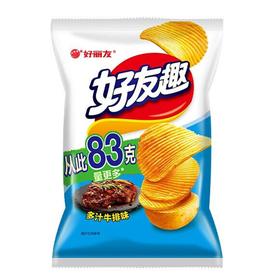 好丽友好友趣多汁牛排味83g/袋