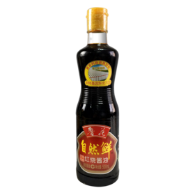 鲁花自然鲜红烧酱油(瓶)500ml