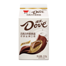 味全德芙巧克力牛奶饮品370g/盒