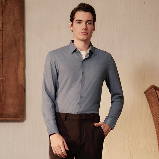 YvesFigarau伊夫·费嘉罗休闲长袖衬衫962309 商品图2