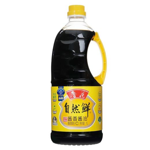 鲁花自然鲜酱香酱油(瓶)1L 商品图0