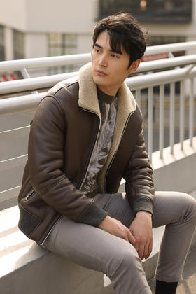 冬日 | 羊绒机车夹克