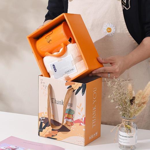 伴手礼陶瓷水杯马克杯礼盒装开业礼品活动礼物结婚回礼印制logo 商品图1