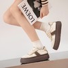 ZHR运动鞋女2023秋冬季新款平底百搭轻便跑步复古毛边厚底休闲鞋 商品缩略图7