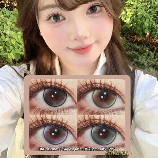 DEEKAY半年抛·G351&G352&G353&G354·14.2mm(着色参考13.4mm) 0-1000度(有525/575) 韩产进口·(建议佩戴6-8个月左右更换)·贵妇DK 适合敏感眼 商品图0