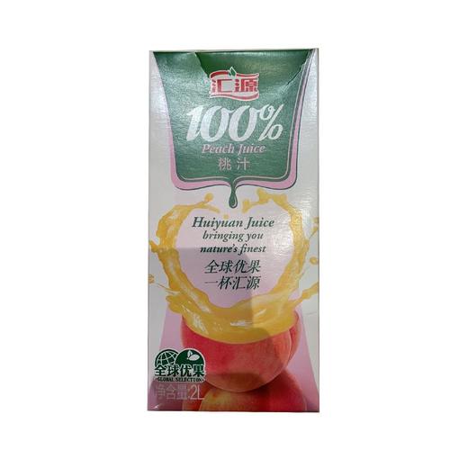 汇源100%桃汁2L/盒 商品图0