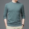 纯羊毛秋冬季男士长袖羊毛衫青年加厚半高领纯绵羊毛男装打底衫 商品缩略图2