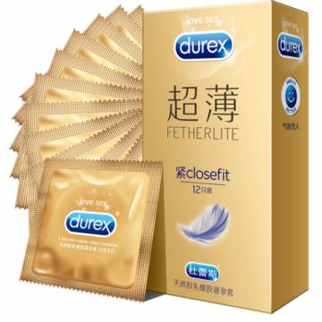 杜蕾斯紧型超薄装12只/盒 商品图0