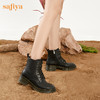 Safiya/索菲娅2023新品机车风英伦绑带马丁靴 SF34116058 商品缩略图4