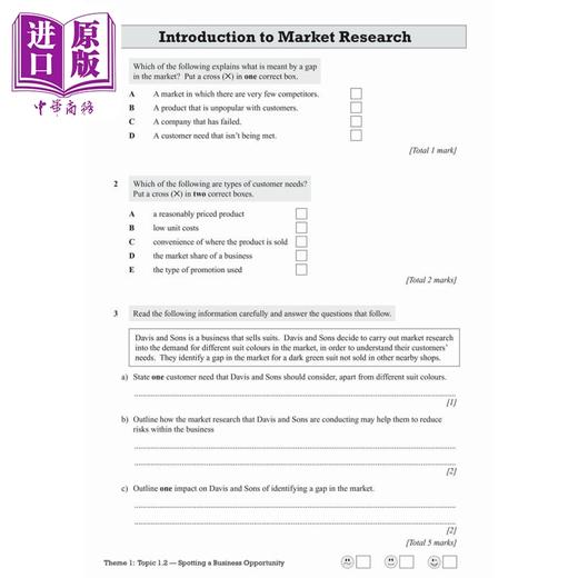 【中商原版】英国CGP New GCSE Business Edexcel Exam Practice Workbook (includes Answers) 商品图3