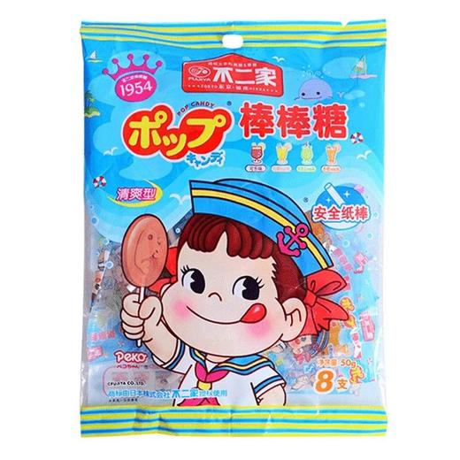 不二家8支清爽型棒糖50g/袋 商品图0