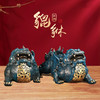 灵机吉品 彩铜富贵貔貅摆件 家居客厅店铺开业送礼财生意办公室摆件 商品缩略图0