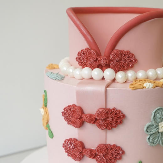 LITTLE WITCH 新中式 旗袍 刺绣风蛋糕 商品图0