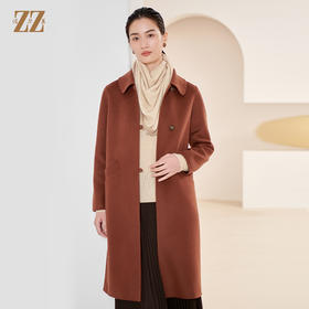 佐尔美冬季新款 气质时尚中长绵羊毛双面呢女E34SM35