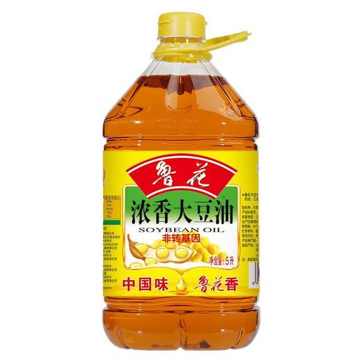鲁花浓香大豆油（桶）5L 商品图0