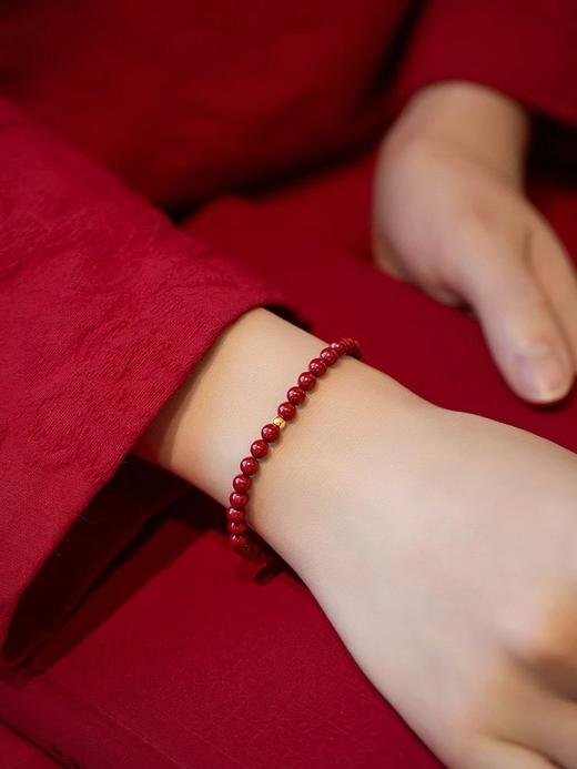 “朱”事顺意   紫金砂朱砂手串 商品图5
