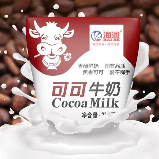 海河可可味牛奶220ml/袋 商品图1