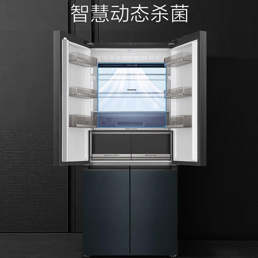 卡萨帝551升零距离自由嵌入式十字对开门 四门一级能效家用电冰箱 BCD-551WLCTDM4C3U1 商品图4