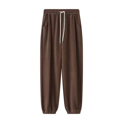 秋冬【加绒糯米裤】直筒阔腿裤 垂感休闲裤 束脚/阔腿可选 商品图10