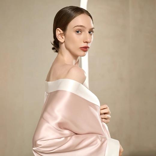 Solo seta22姆米重磅真丝睡袍桑蚕丝浴袍家居睡衣2025秋 商品图4