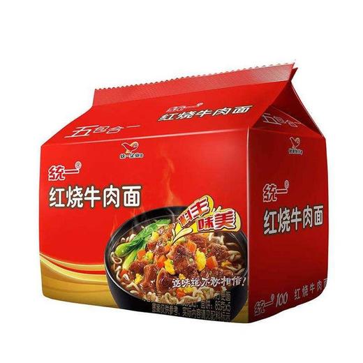 统一红烧牛肉面103g*5/包 商品图0