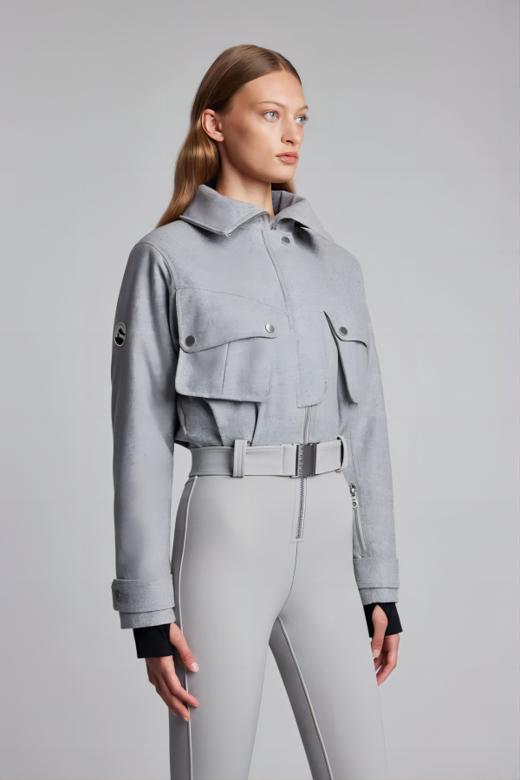 Cordova - Telluride - Grey Melange - 女装 - 连体滑雪服 - 高级灰 商品图5