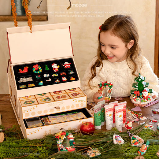 mobee圣诞满屋咕咔diy套装奶油胶 商品图2
