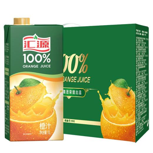 汇源100%果汁礼盒1L*6/盒 商品图0