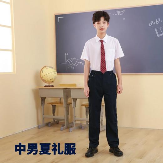 【中学夏礼服】 深圳教育局 中学生夏礼服 女生连衣裙  男生夏礼服裤  衬衫 商品图1